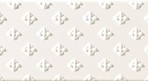 Tubadzin Blanca B white dekor