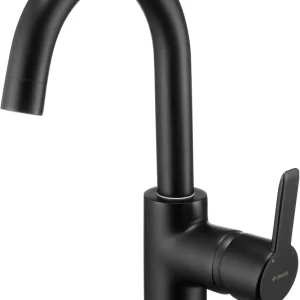 Deante Arnika BQA_N24M íves mosdó csaptelep, fekete