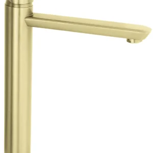 Deante Arnika BQA_R20N magasított mosdó csaptelep, szálcsiszolt arany