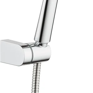 Deante Boro NER_041K zuhanyszett fali tartóval, gégecsővel, króm