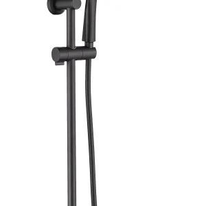 Deante Boro NER_N1RK zuhanyszett csapteleppel, esőztetővel, 3 funkciós zuhanyfej, fekete