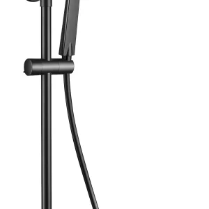 Deante Boro NER_N4PM zuhanyszett csapteleppel, esőztetővel, fekete